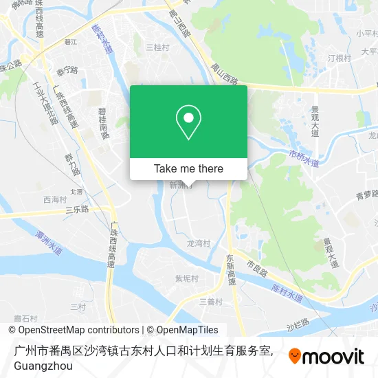 广州市番禺区沙湾镇古东村人口和计划生育服务室 map