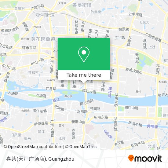 喜茶(天汇广场店) map