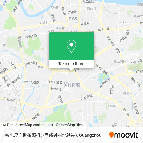 智惠易自助拍照机(7号线钟村地铁站) map