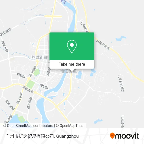 广州市折之贸易有限公司 map
