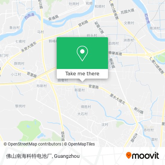 佛山南海科特电池厂 map