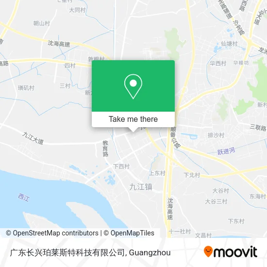 广东长兴珀莱斯特科技有限公司 map