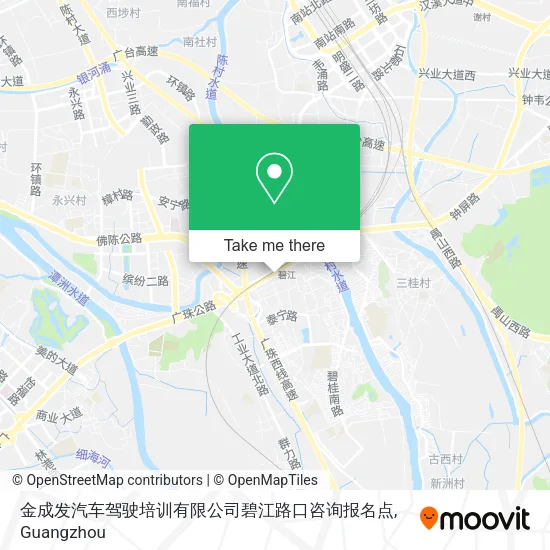 金成发汽车驾驶培训有限公司碧江路口咨询报名点 map