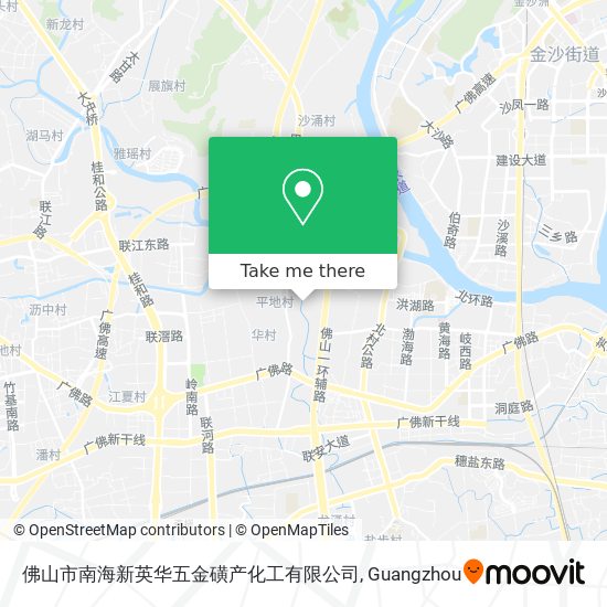 佛山市南海新英华五金磺产化工有限公司 map