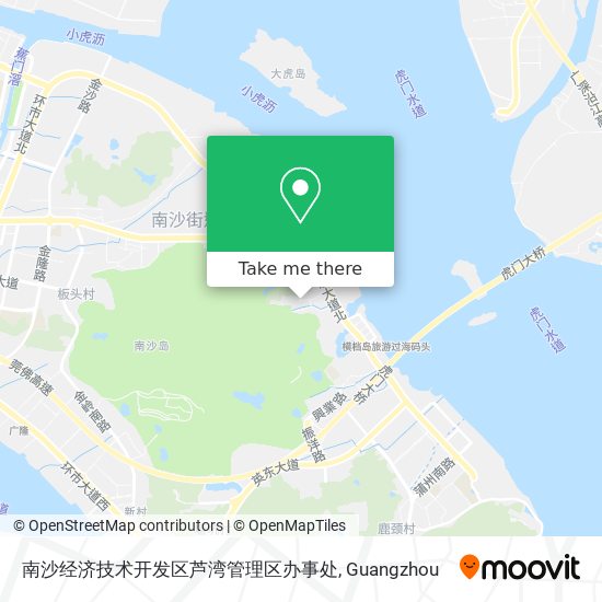 南沙经济技术开发区芦湾管理区办事处 map