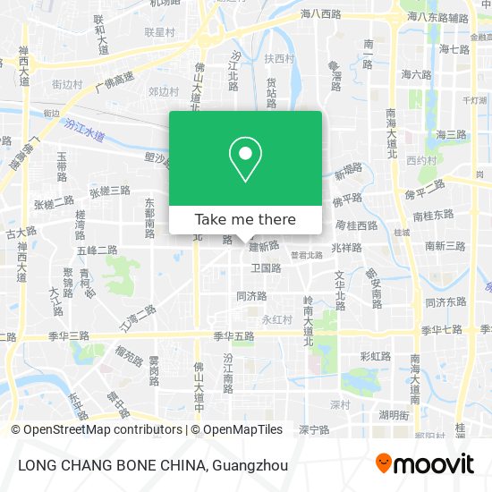 LONG CHANG BONE CHINA map