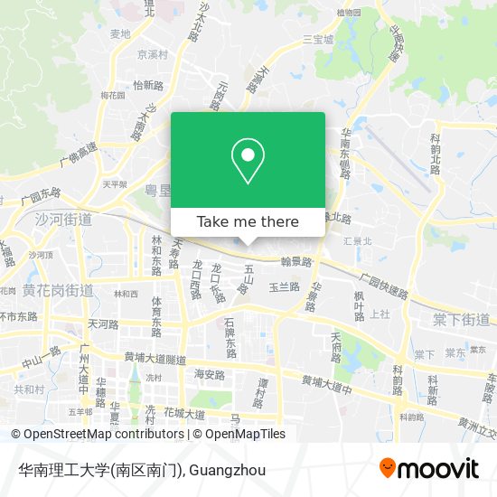 华南理工大学(南区南门) map