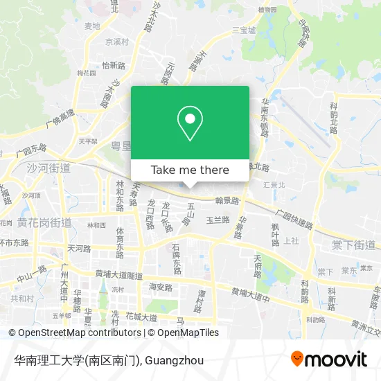 华南理工大学(南区南门) map