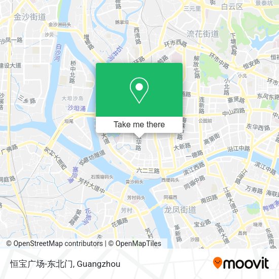 恒宝广场-东北门 map