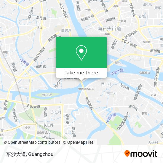 东沙大道 map