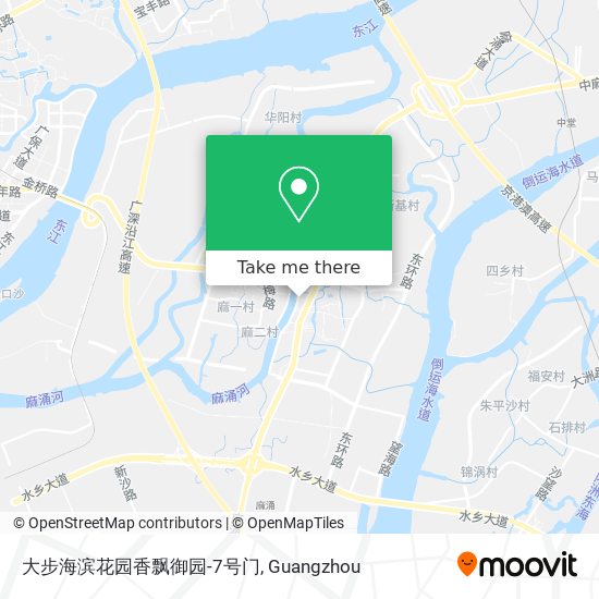 大步海滨花园香飘御园-7号门 map