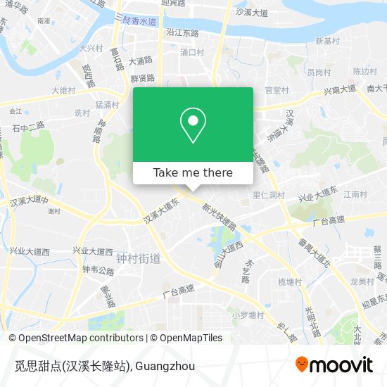 觅思甜点(汉溪长隆站) map