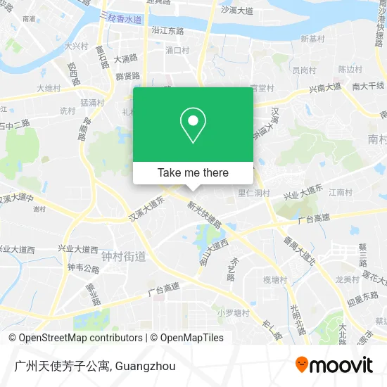 广州天使芳子公寓 map