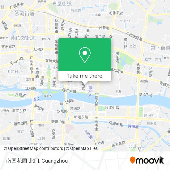 How To Get To 南国花园 北门in 猎德大道by Metro Or Bus