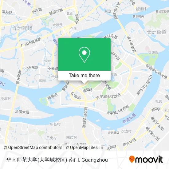 华南师范大学(大学城校区)-南门 map