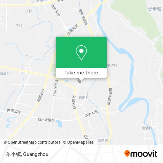 乐平镇 map