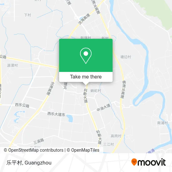 乐平村 map