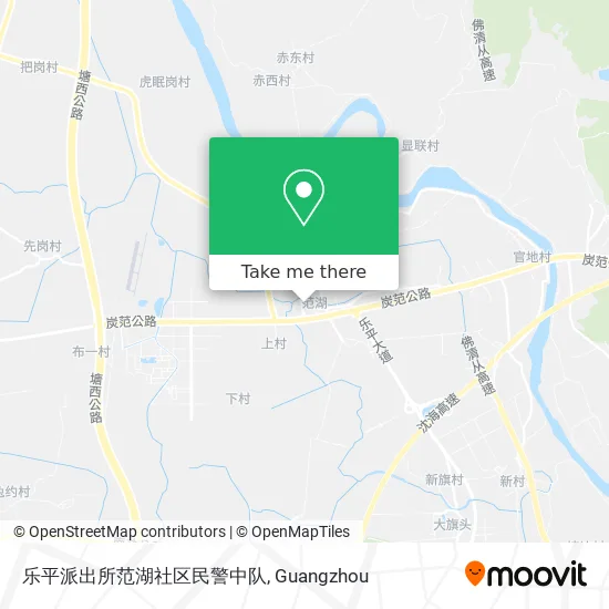 乐平派出所范湖社区民警中队 map