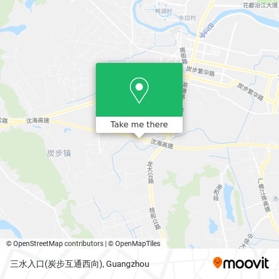 三水入口(炭步互通西向) map