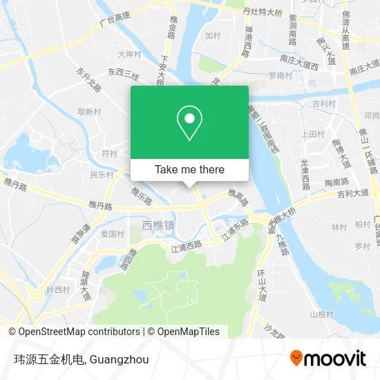 玮源五金机电 map