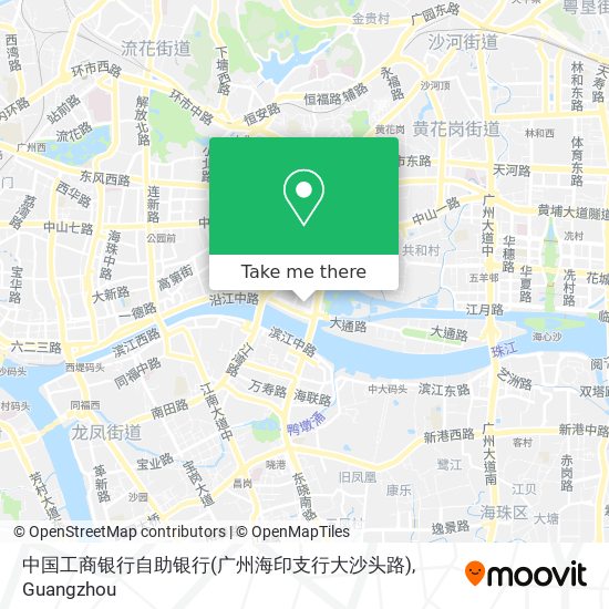 中国工商银行自助银行(广州海印支行大沙头路) map