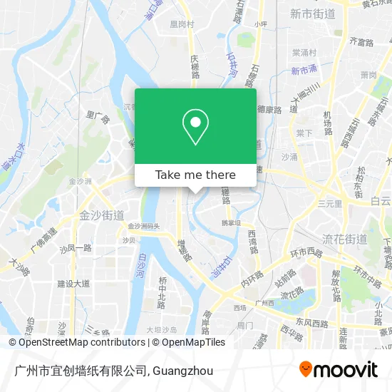 广州市宜创墙纸有限公司 map