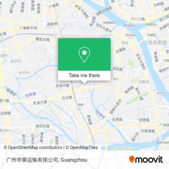 广州华展运输有限公司 map