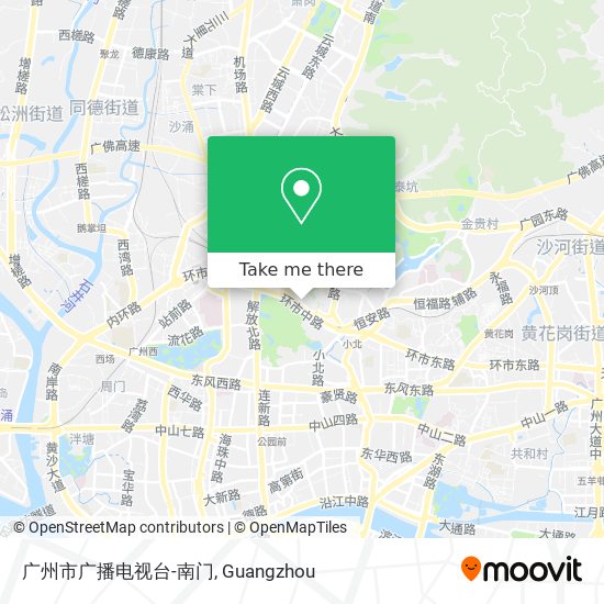 广州市广播电视台-南门 map