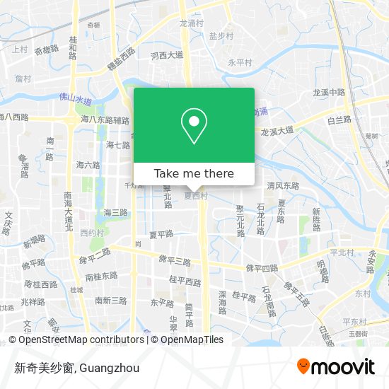 新奇美纱窗 map