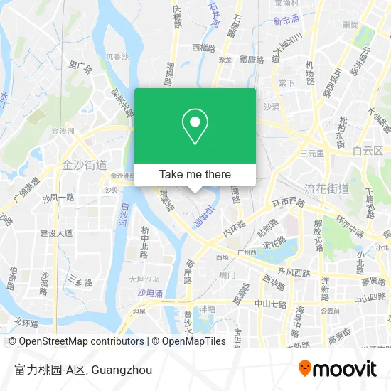 富力桃园-A区 map