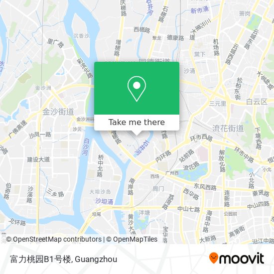 富力桃园B1号楼 map