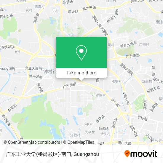 广东工业大学(番禺校区)-南门 map