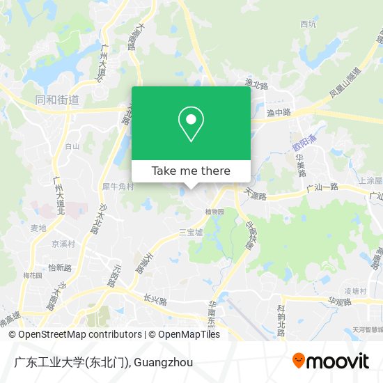 广东工业大学(东北门) map