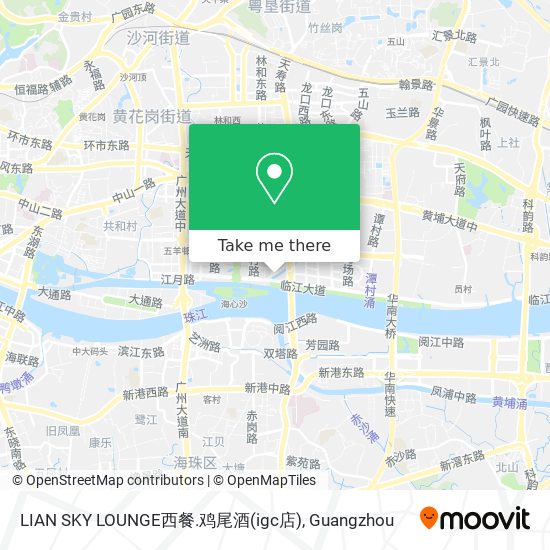 LIAN SKY LOUNGE西餐.鸡尾酒(igc店) map
