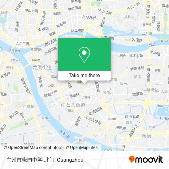 广州市晓园中学-北门 map