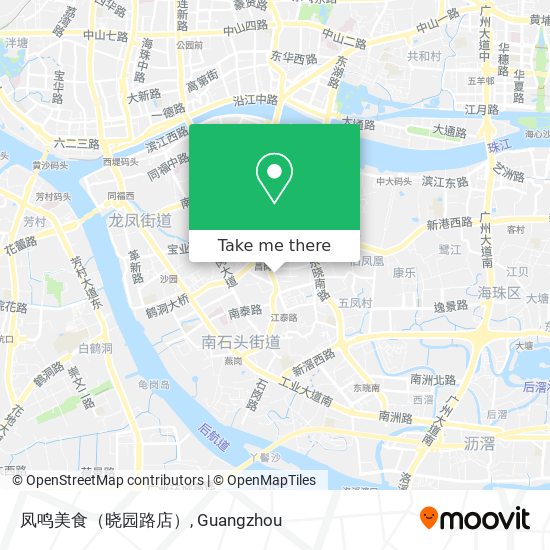 凤鸣美食（晓园路店） map
