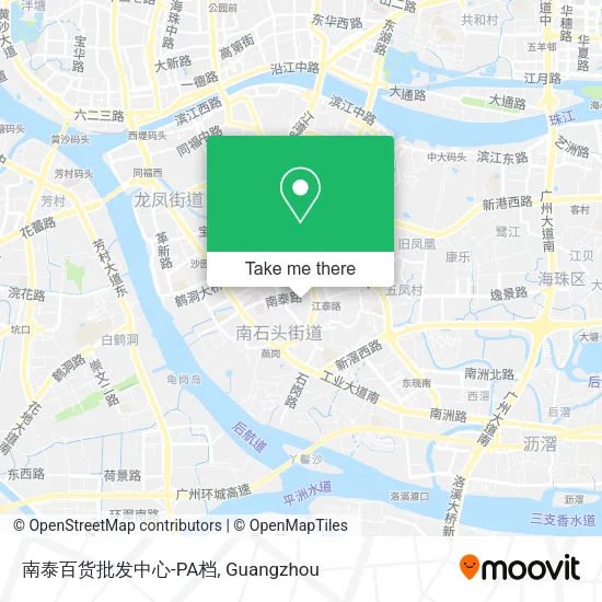 南泰百货批发中心-PA档 map