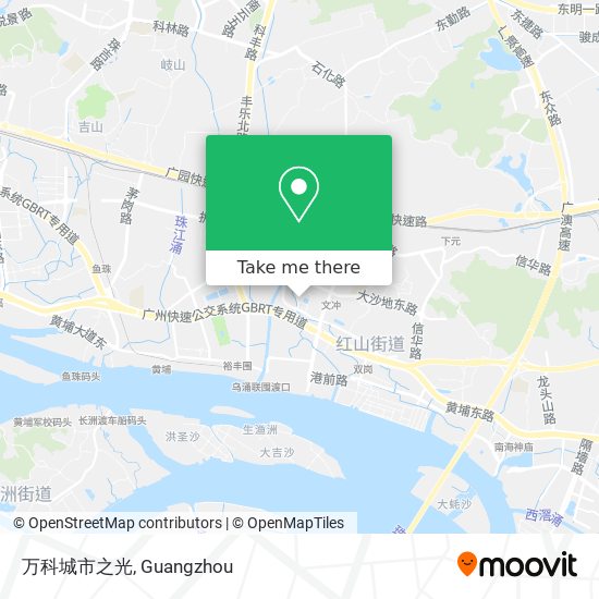 万科城市之光 map