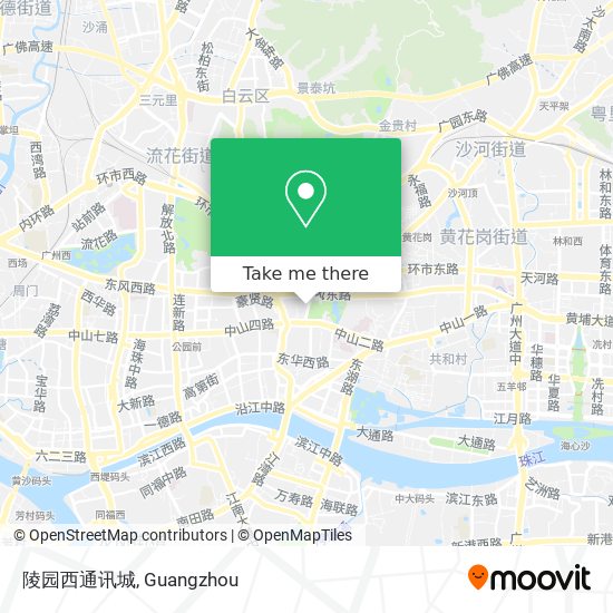 陵园西通讯城 map