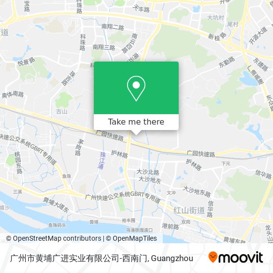 广州市黄埔广进实业有限公司-西南门 map