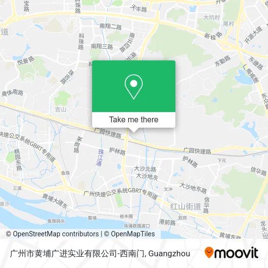 广州市黄埔广进实业有限公司-西南门 map