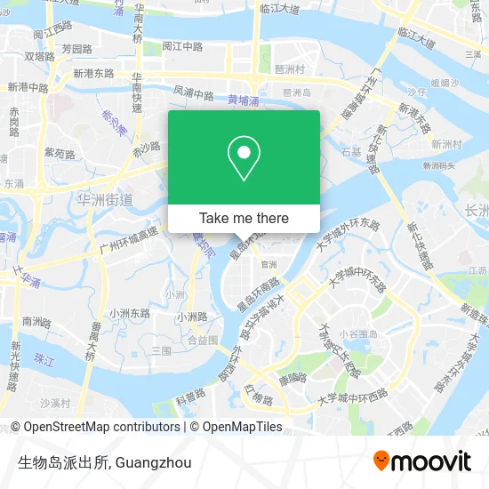 生物岛派出所 map