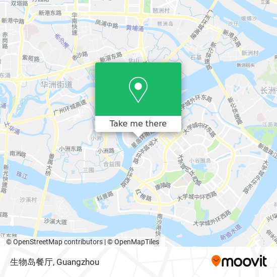 生物岛餐厅 map