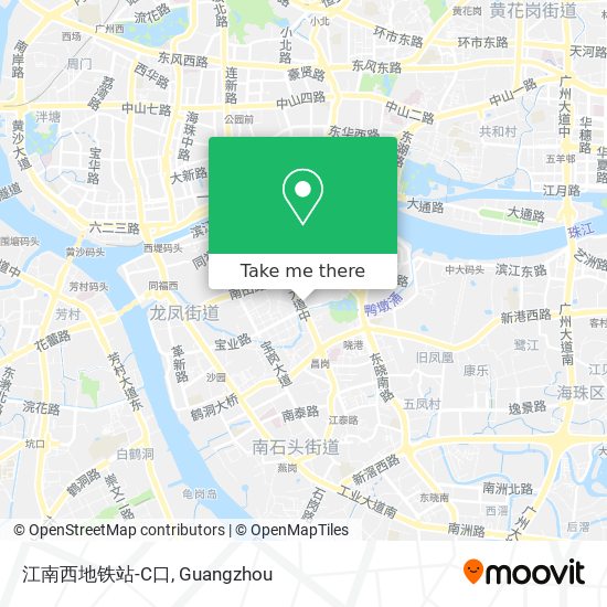 江南西地铁站-C口 map