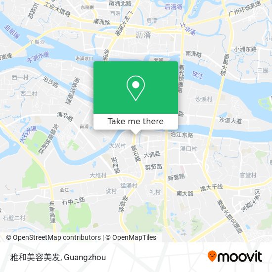 雅和美容美发 map