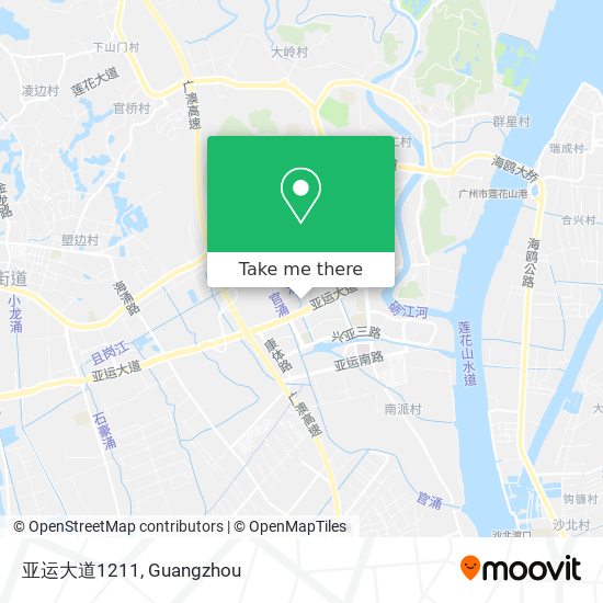 亚运大道1211 map