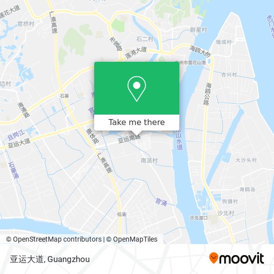 亚运大道 map