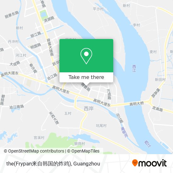 the(Frypan来自韩国的炸鸡) map
