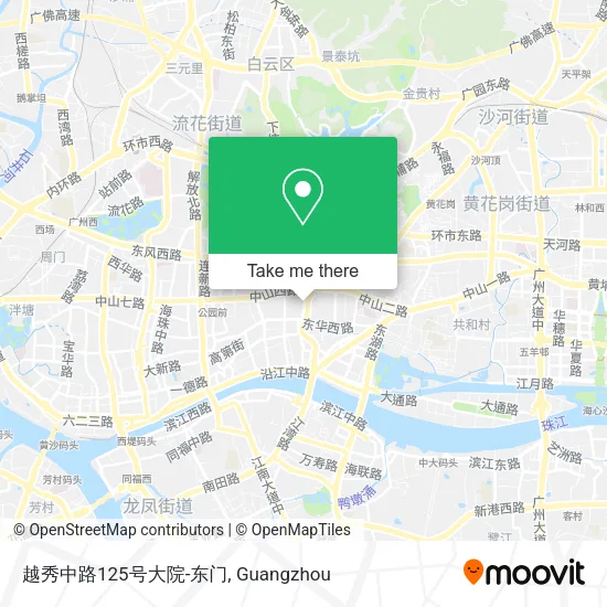 越秀中路125号大院-东门 map
