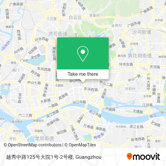 越秀中路125号大院1号-2号楼 map